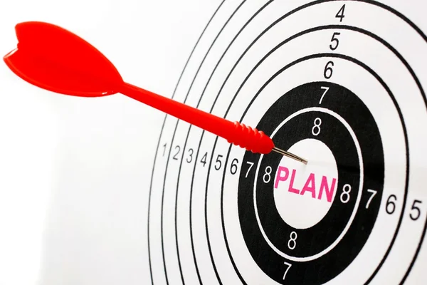 Plan target — Stock Photo, Image