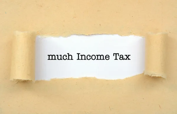 Income tax — Stock Photo, Image