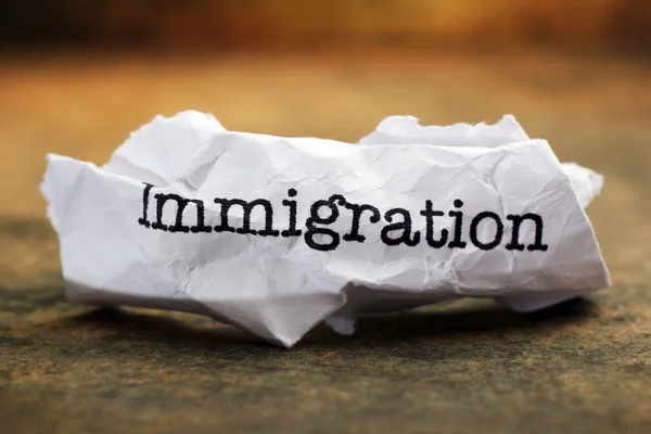 Immigratie — Stockfoto