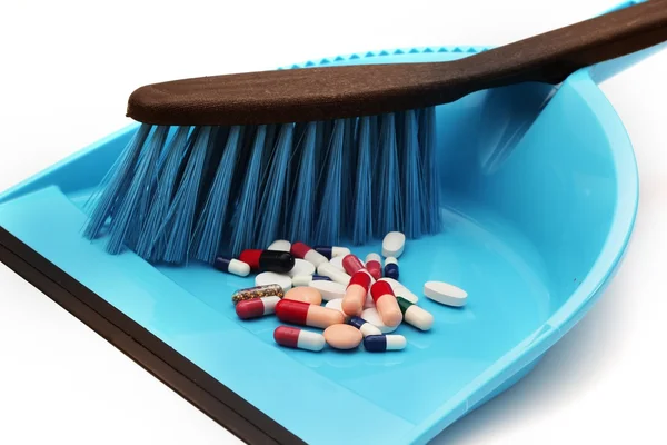 Pills trash — Stock Photo, Image