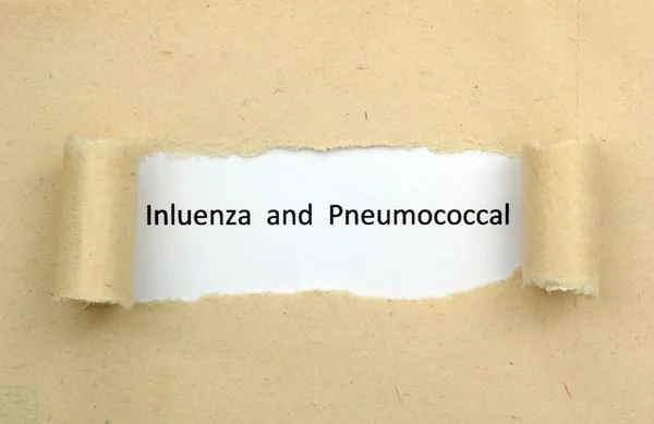 Influenza e polmonite — Foto Stock