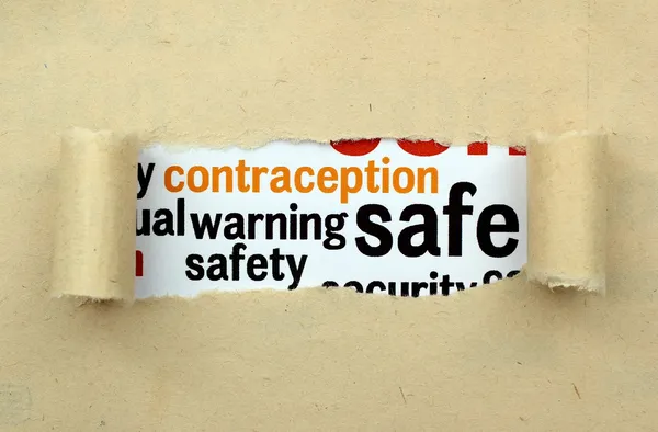 Conceito de contracepção — Fotografia de Stock