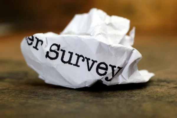 Survey trash — Stock Photo, Image