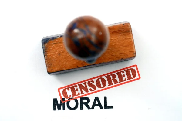 Moral censurada —  Fotos de Stock