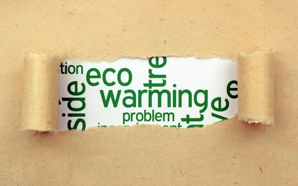 Eco opwarming van de aarde — Stockfoto