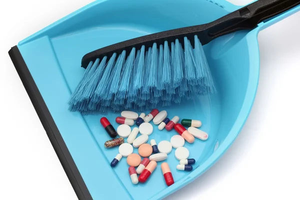 Pills trash — Stock Photo, Image