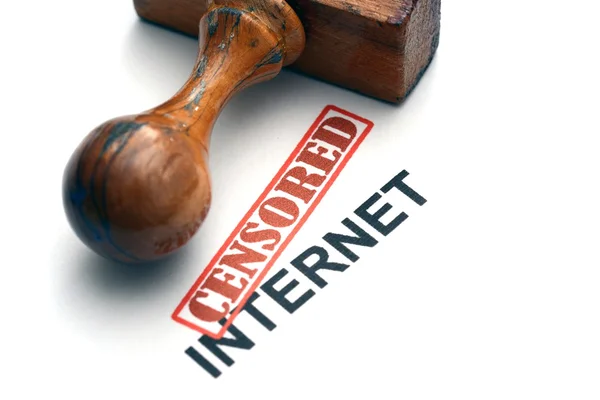 Internet censurato — Foto Stock