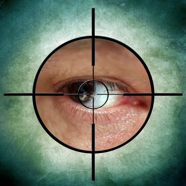 Eye target — Stock Photo, Image