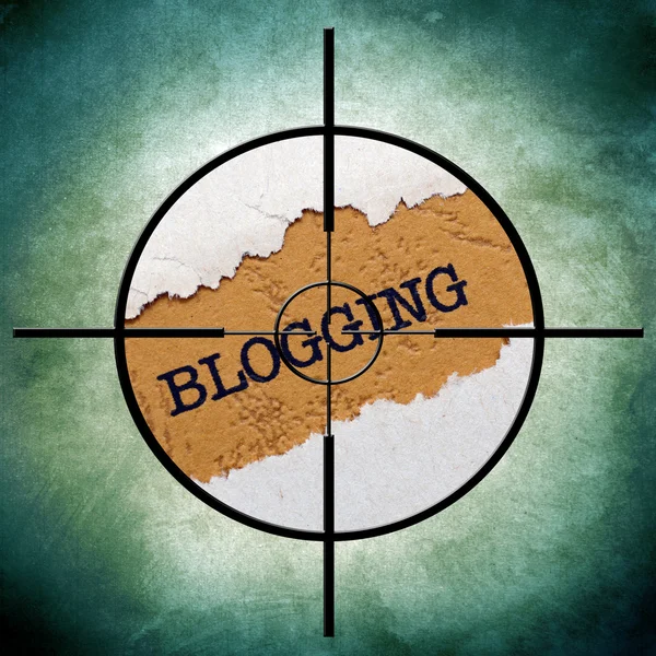 Obiettivo di blogging — Foto Stock