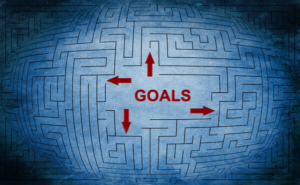 Goals maze concept