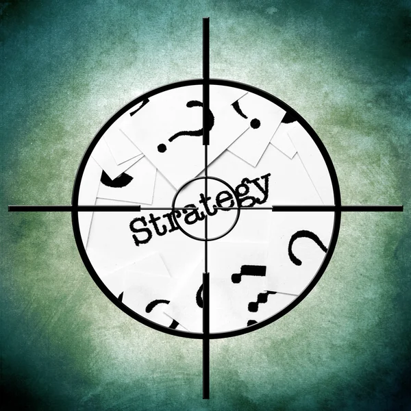 Strategy target — Stock Photo, Image