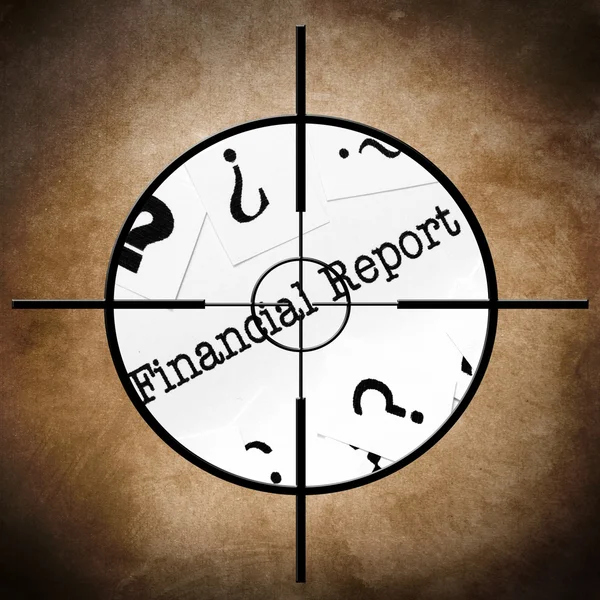 Financial report — Stock Photo, Image