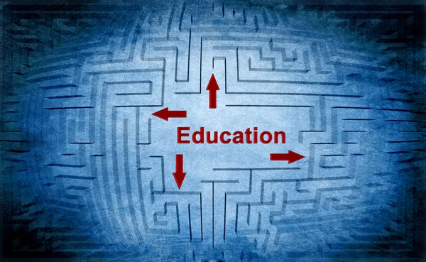 Education maze — Stock Photo, Image