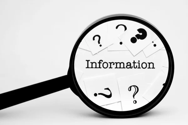 Information — Stockfoto