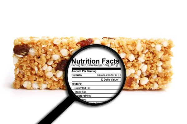 Nutrition facts — Stock Photo, Image