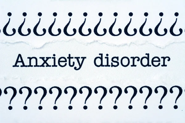 Anxiety disorder — Stock Photo, Image