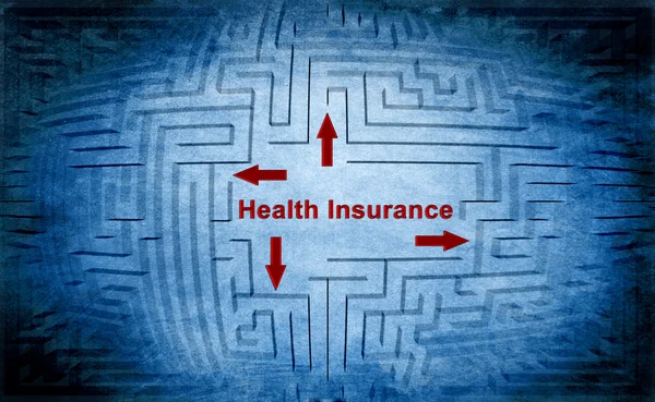 Health insurance maze — Stock Photo, Image