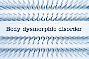 Body dysmorphic disorder clipart