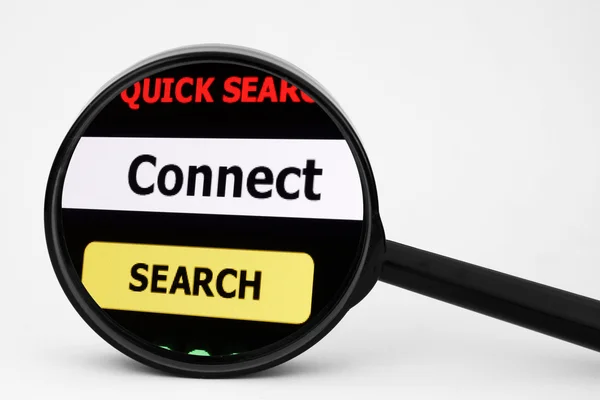 Connect search — Stockfoto