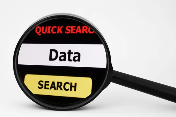 Search for data — Stock Photo, Image