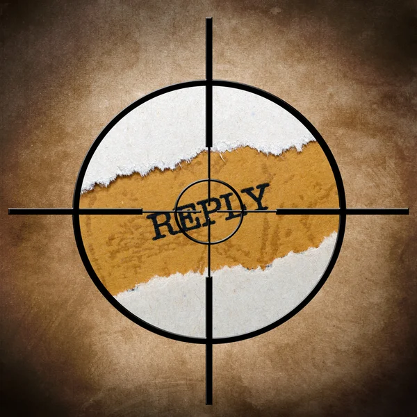 Reply target — Stock Photo, Image