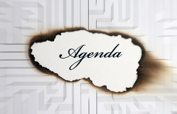 Concetto di agenda — Foto Stock