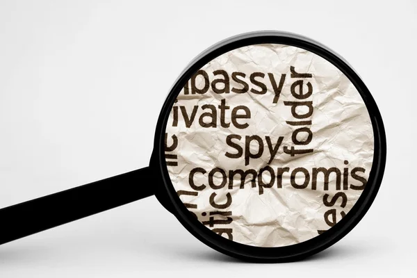 Búsqueda de espía — Foto de Stock