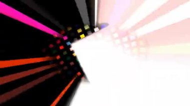 Dönen kürede renkli pikseller