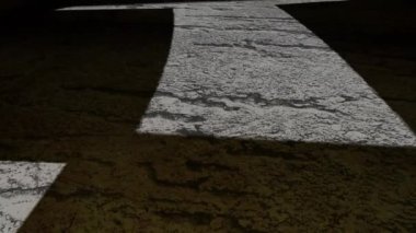 Parasomnia metni farklı şekillerde okların kesiştiği bir yol üzerinde