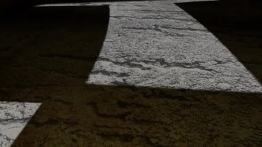 Farklı şekillerde okların kesiştiği bir yol üzerinde Narkolepsi metni