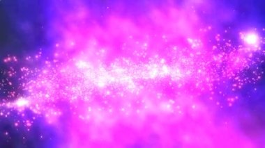 Yıldızları ve galaksileri olan uzay evreni suya yansıyor