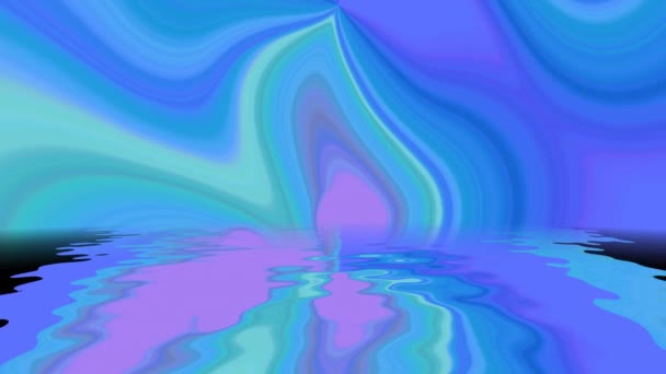Abstrakt bakgrund reflekterande i vatten — Stockvideo