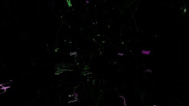 Suya yansıyan sohbet metni