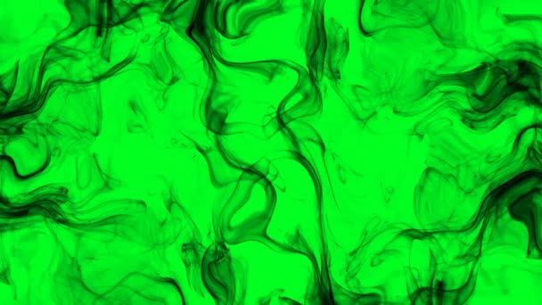 Fumée noire sur écran vert — Video
