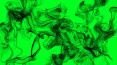 Yeşil Ekranda Siyah Duman