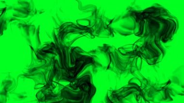 Yeşil Ekranda Siyah Duman