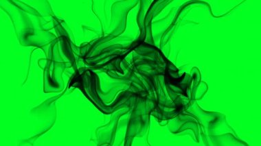 Yeşil Ekranda Siyah Duman