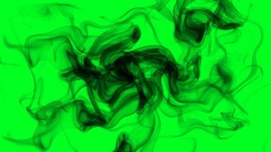 Yeşil Ekranda Siyah Duman