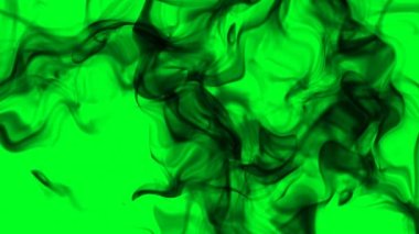 Yeşil Ekranda Siyah Duman