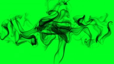 Yeşil Ekranda Siyah Duman
