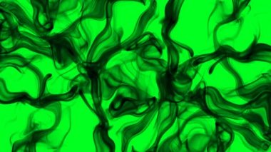 Yeşil Ekranda Siyah Duman