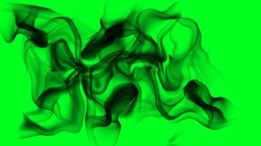 Yeşil Ekranda Siyah Duman