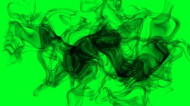 Yeşil Ekranda Siyah Duman