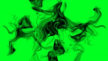 Yeşil Ekranda Siyah Duman