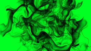 Yeşil Ekranda Siyah Duman