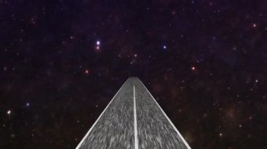 Yıldızlı geceye doğru sürerken