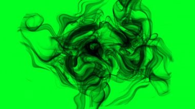 Yeşil Ekranda Siyah Duman