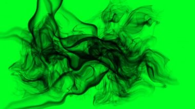 Yeşil Ekranda Siyah Duman