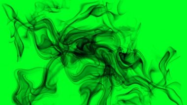 Yeşil Ekranda Siyah Duman