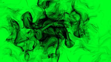 Yeşil Ekranda Siyah Duman